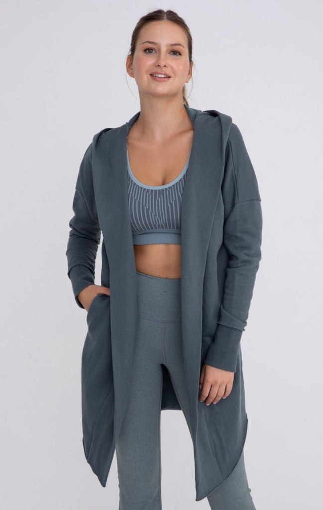 Athletic Cozy Cardigan - Rebel Rain