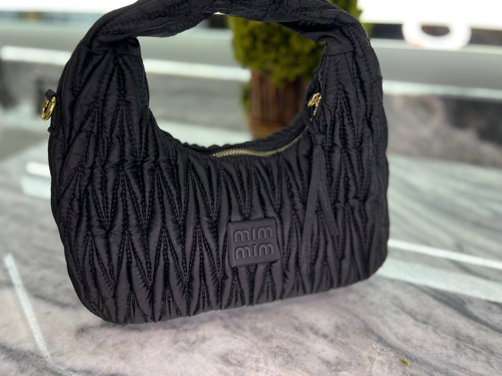 Black MIM Handbag - Rebel Rain