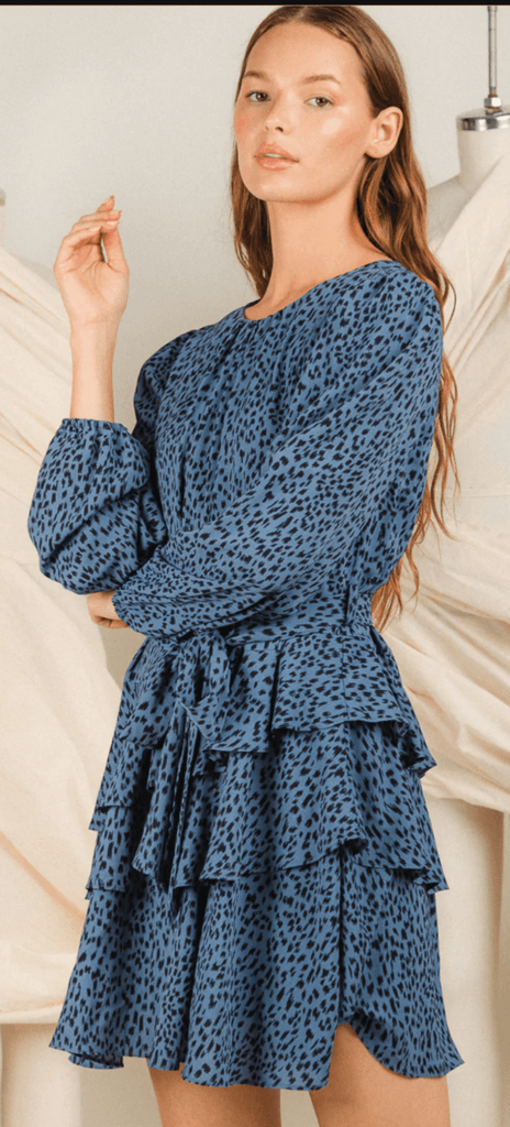 Blue Denim Animal Dress - Rebel Rain