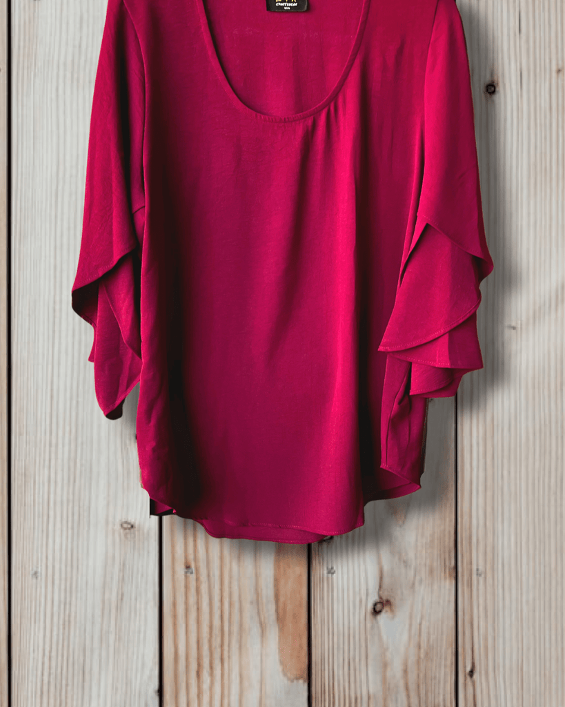 Butterfly Sleeve Blouse - Rebel Rain