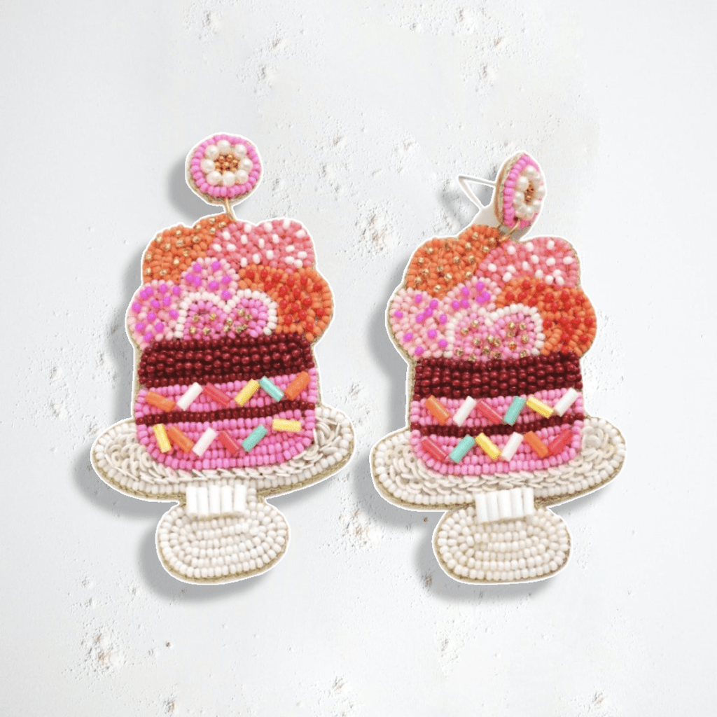 Cake Beaded earrings - Rebel Rain