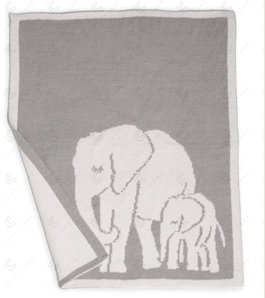 Childs Mama & Baby Elephant Blanket - Rebel Rain