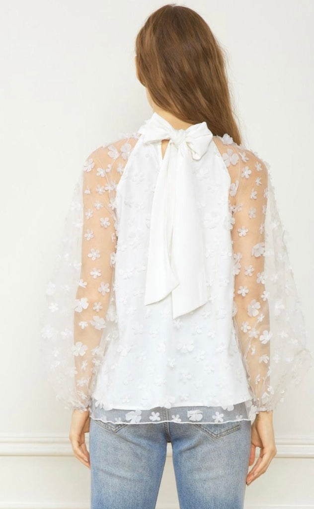 Delicate Flower Top - Rebel Rain