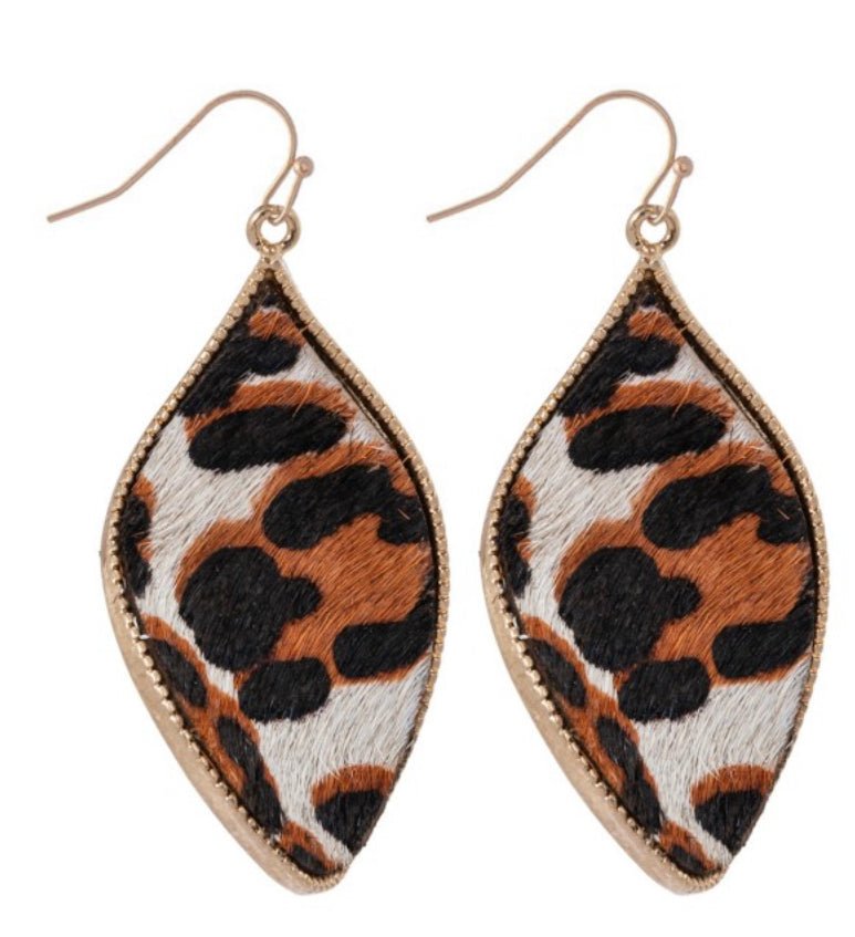 Encased Leopard Earrings - Rebel Rain