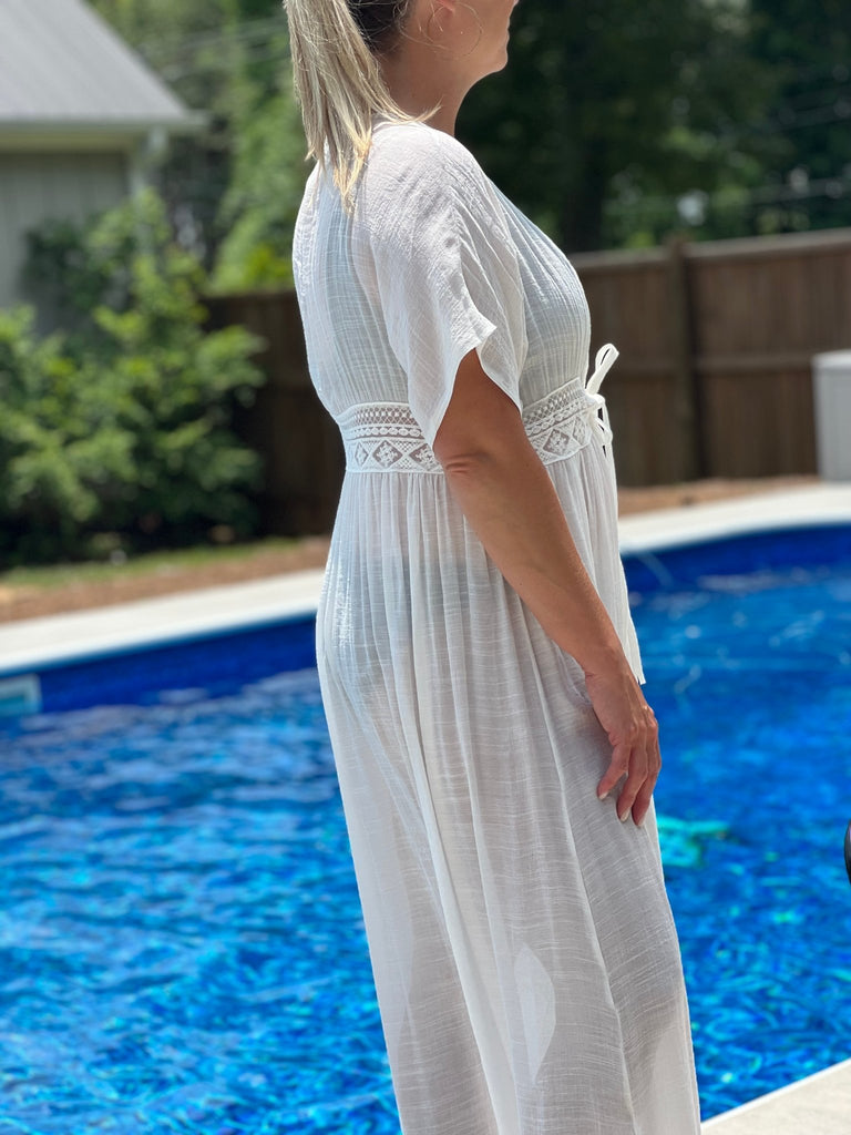 Eyelet Kimono - Rebel Rain