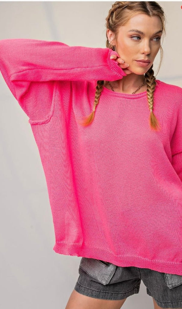 Foxy Pink Sweater - Rebel Rain