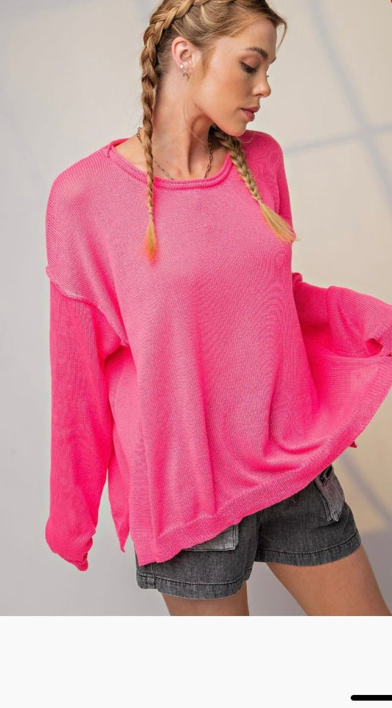 Foxy Pink Sweater - Rebel Rain