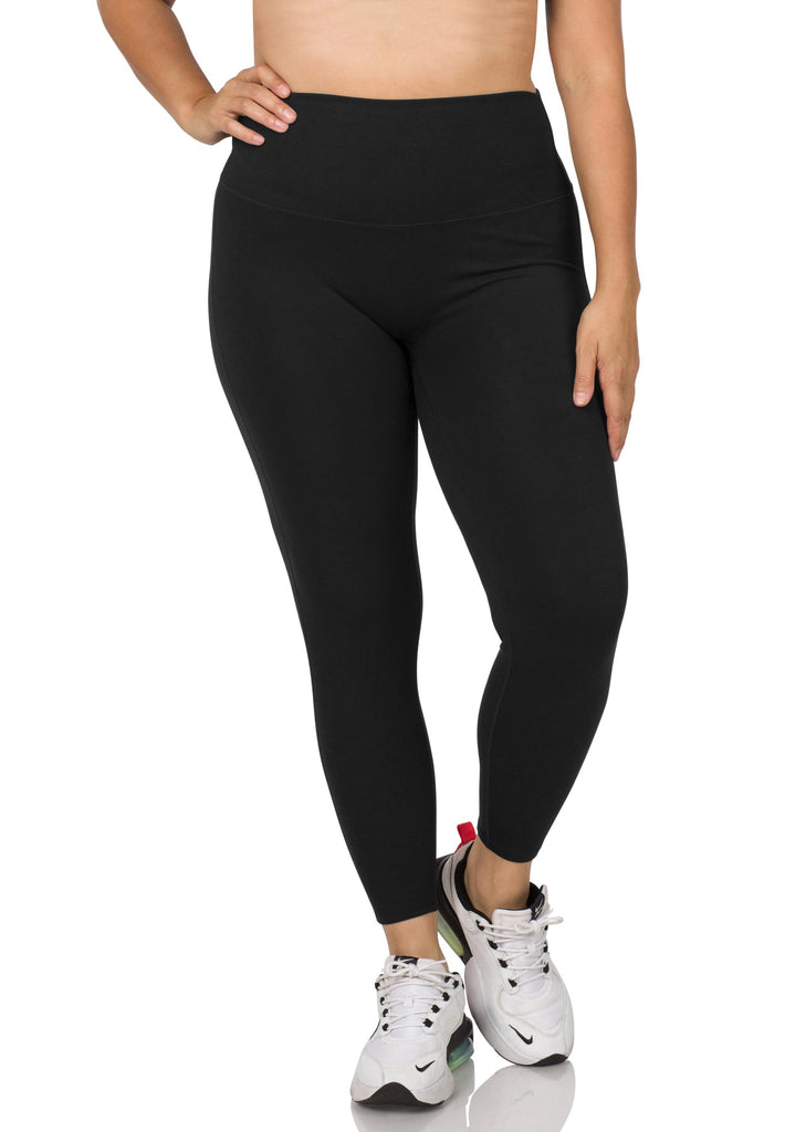 High Waisted Plus Leggings - Rebel Rain