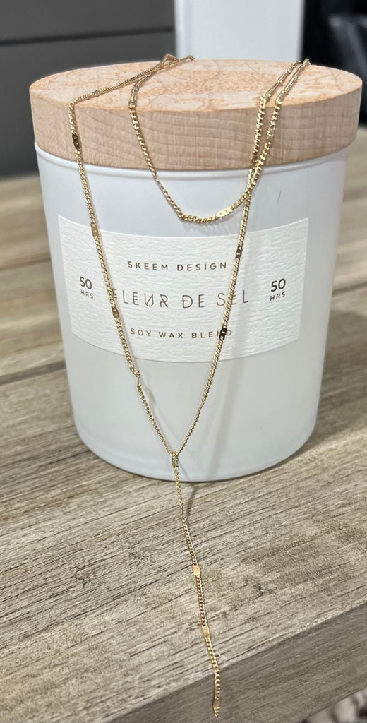 Layered Selina Necklace With Accent - Rebel Rain