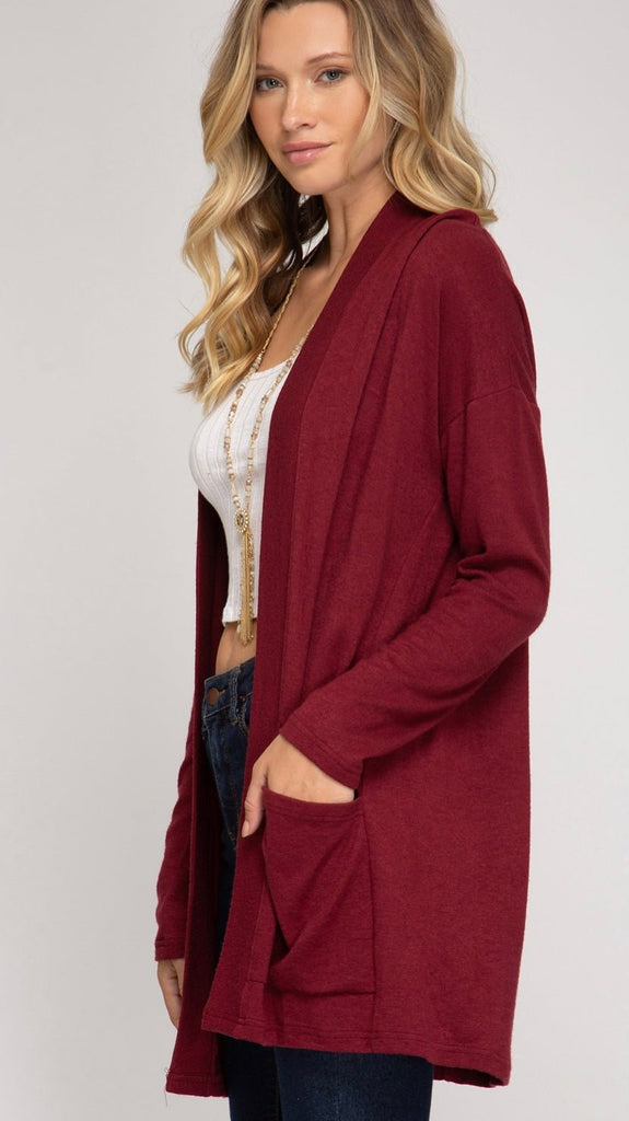 Open Front Cardigan - Rebel Rain