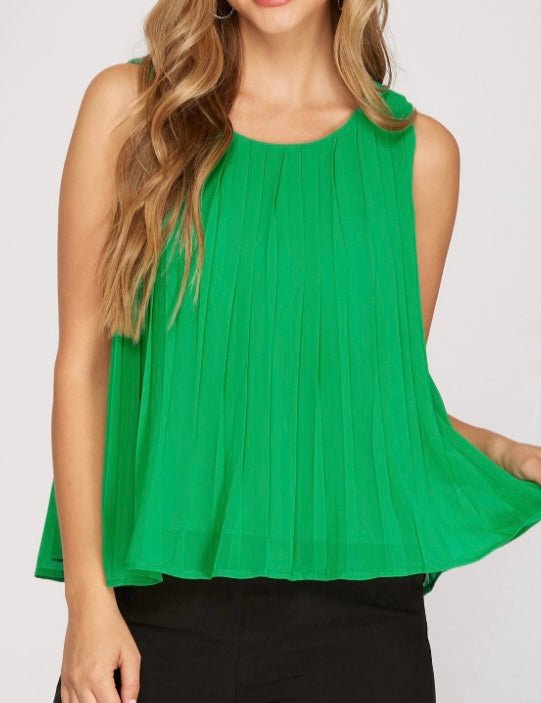 Pleated Stack Top - Rebel Rain