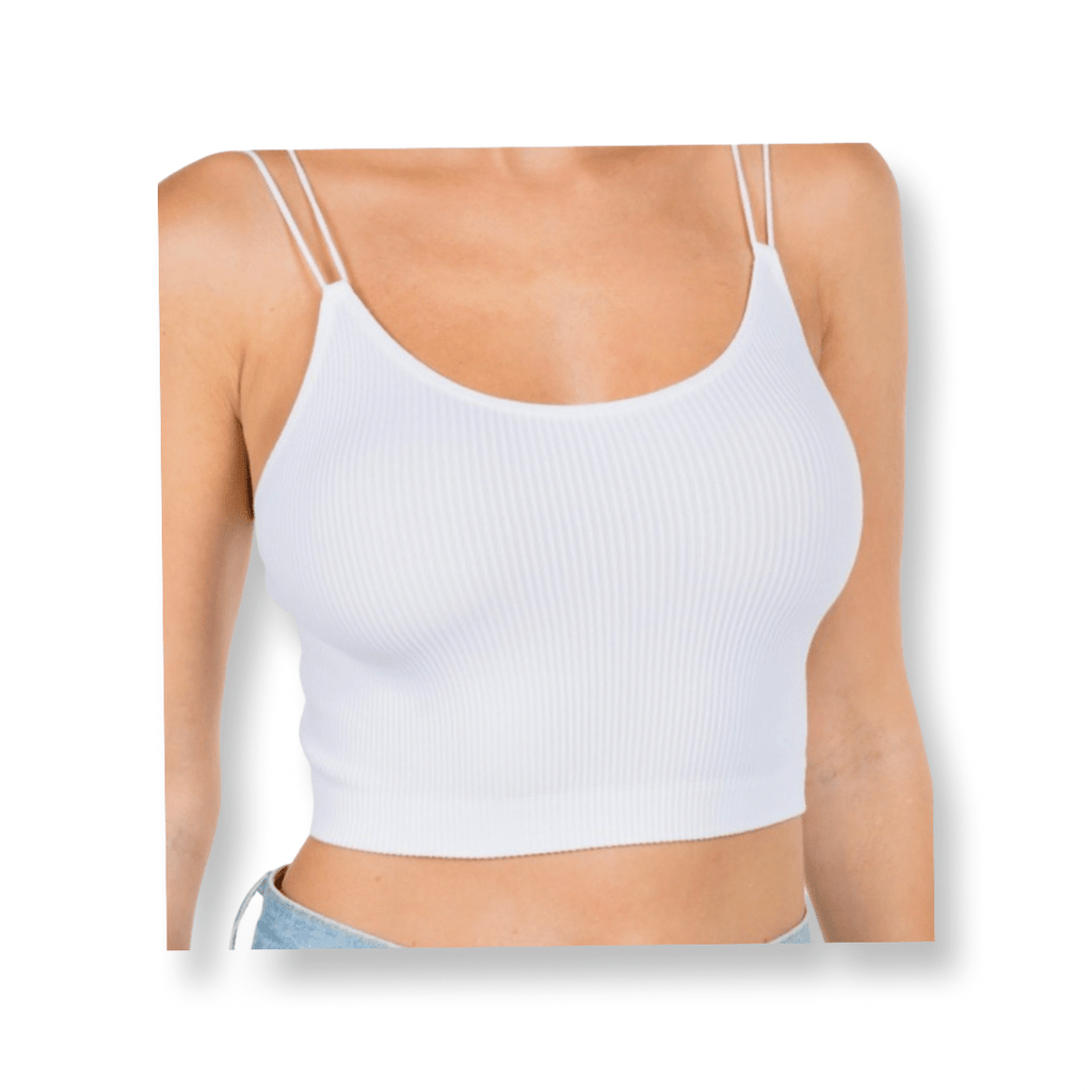 Ribbed Buttery Crop Top Tank - Rebel Rain