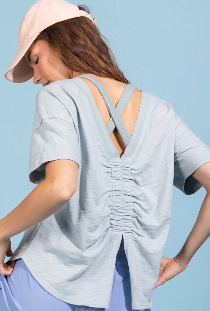 Rouched Back Top - Rebel Rain