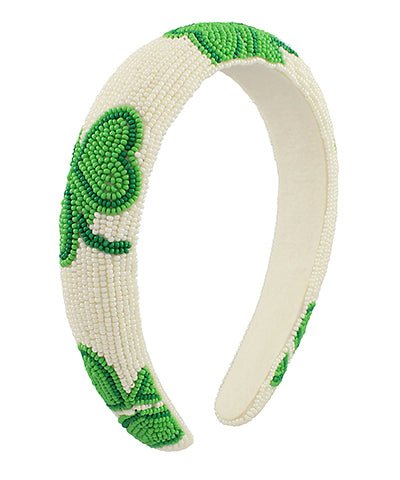 Shamrock Beaded Headband - Rebel Rain